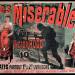 Poster advertising the publication of 'Les Miserables' by Victor Hugo